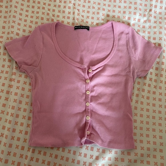 brandy bubblegum pink zelly top - Picture 3 of 3